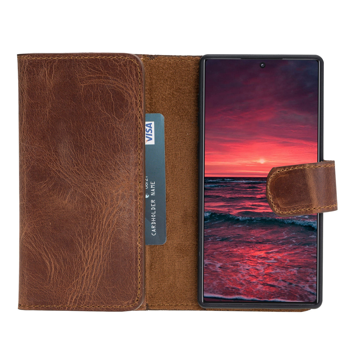 Samsung Galaxy Note 10 Leather Wallet Case Santa