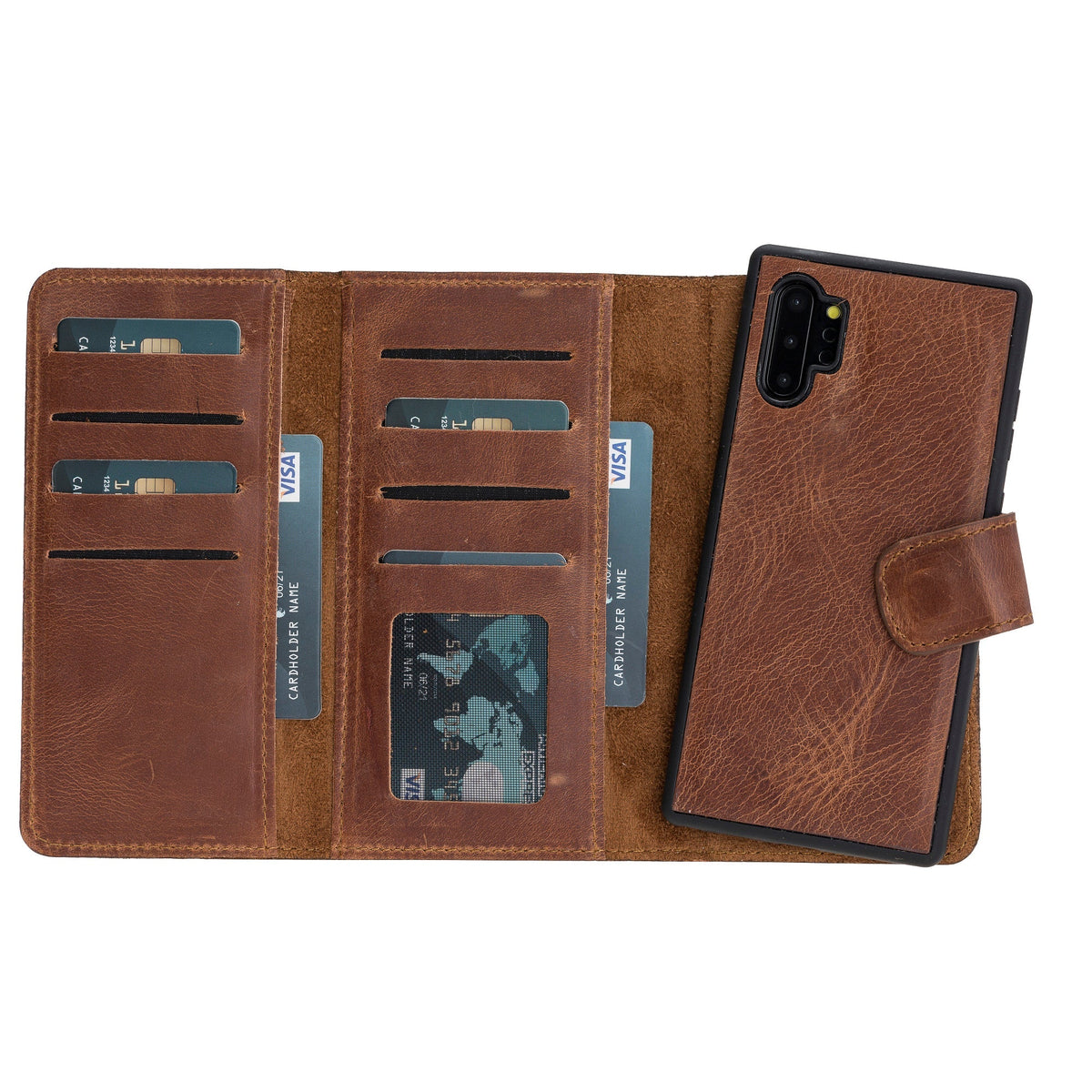 Samsung Galaxy Note 10 Leather Wallet Case Santa