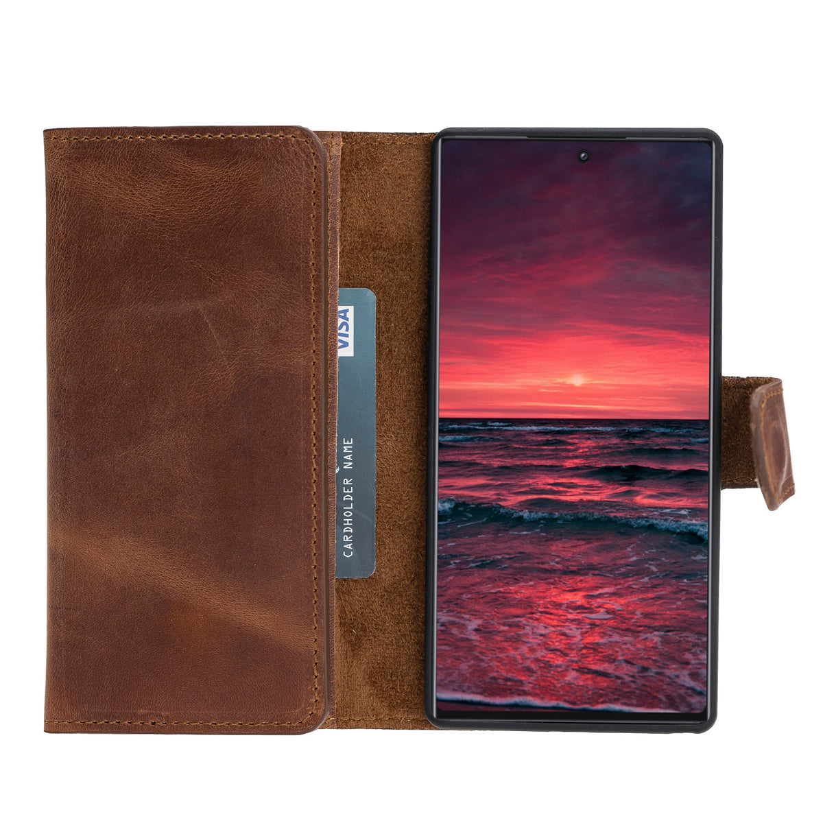 Samsung Galaxy Note 10 Leather Wallet Case Santa