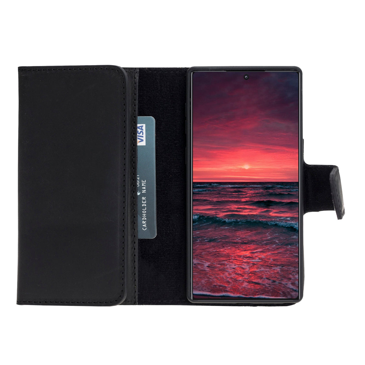 Samsung Galaxy Note 10 Leather Wallet Case Santa