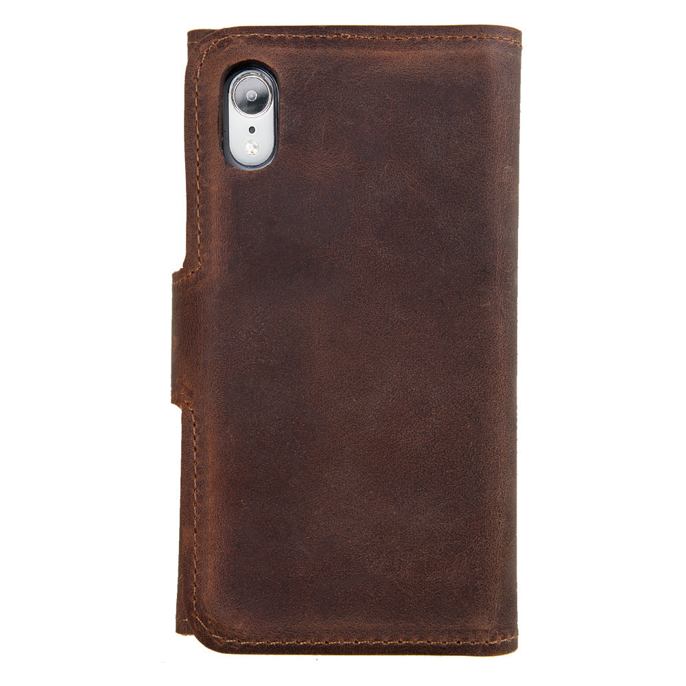 Apple iPhone XR Series Leather Wallet Case Santa