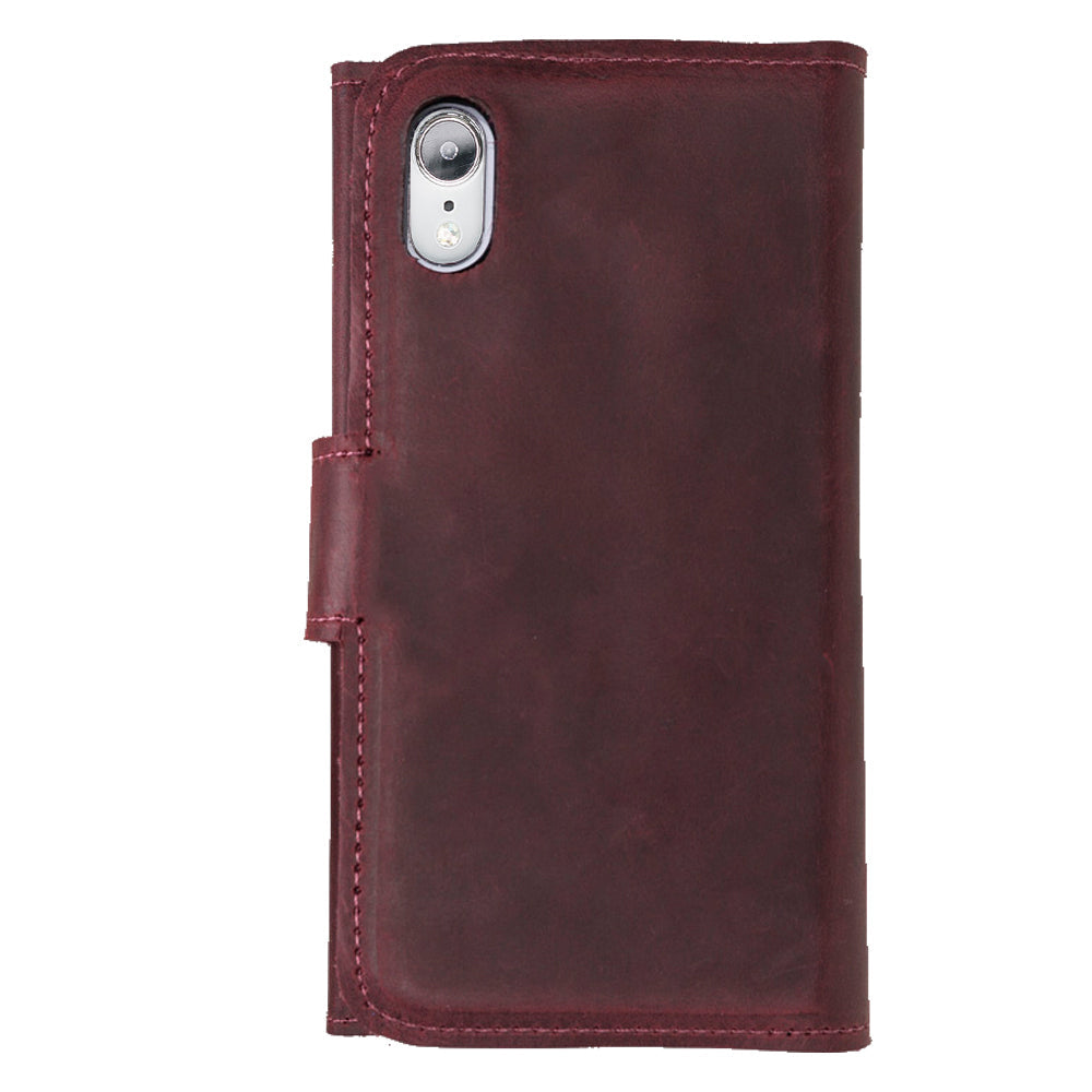 Apple iPhone XR Series Leather Wallet Case Santa