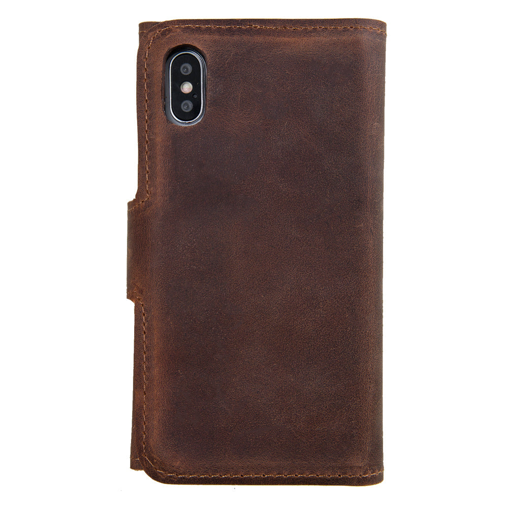 Apple iPhone XS Max Series Leather Wallet Case Santa