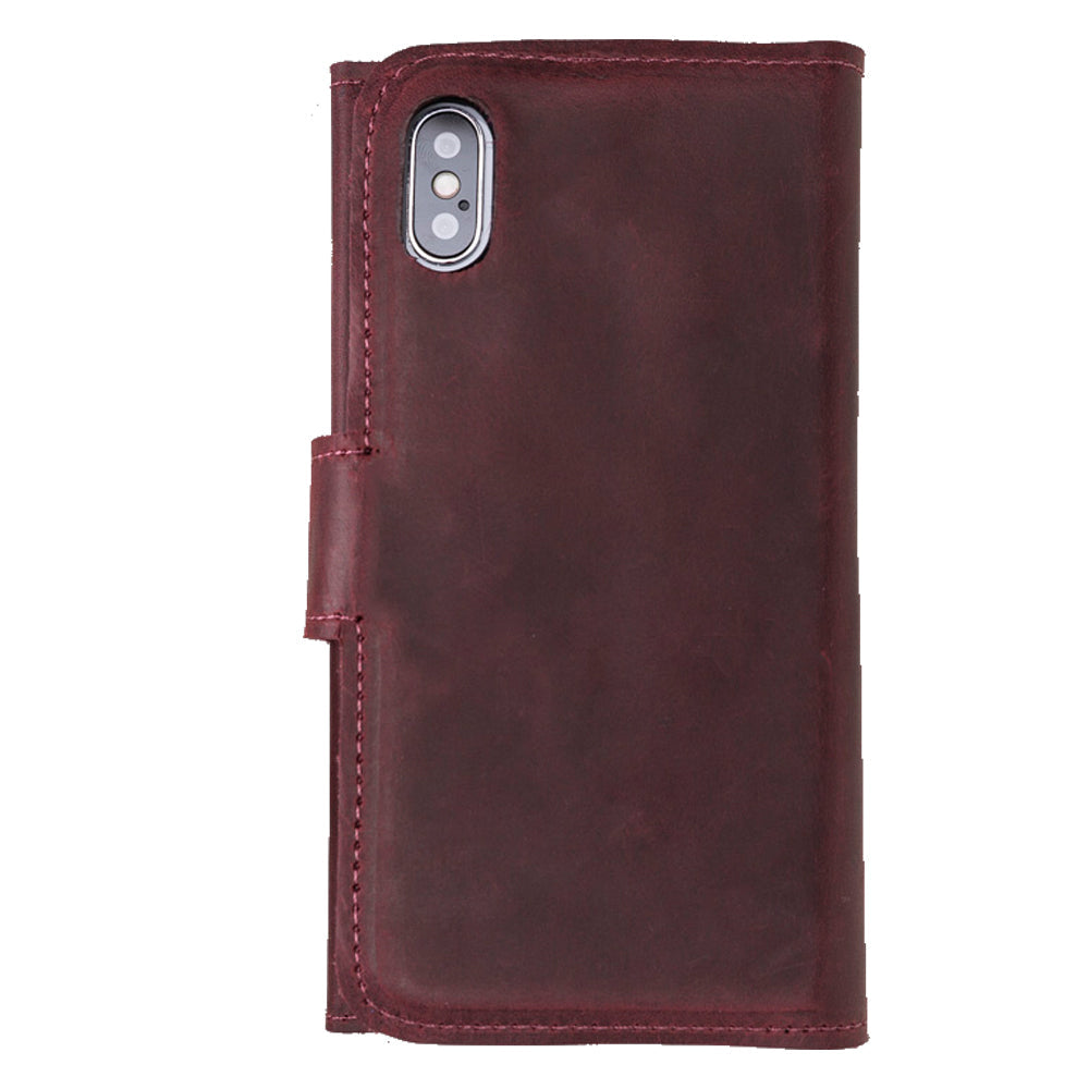 Apple iPhone XS Max Series Leather Wallet Case Santa