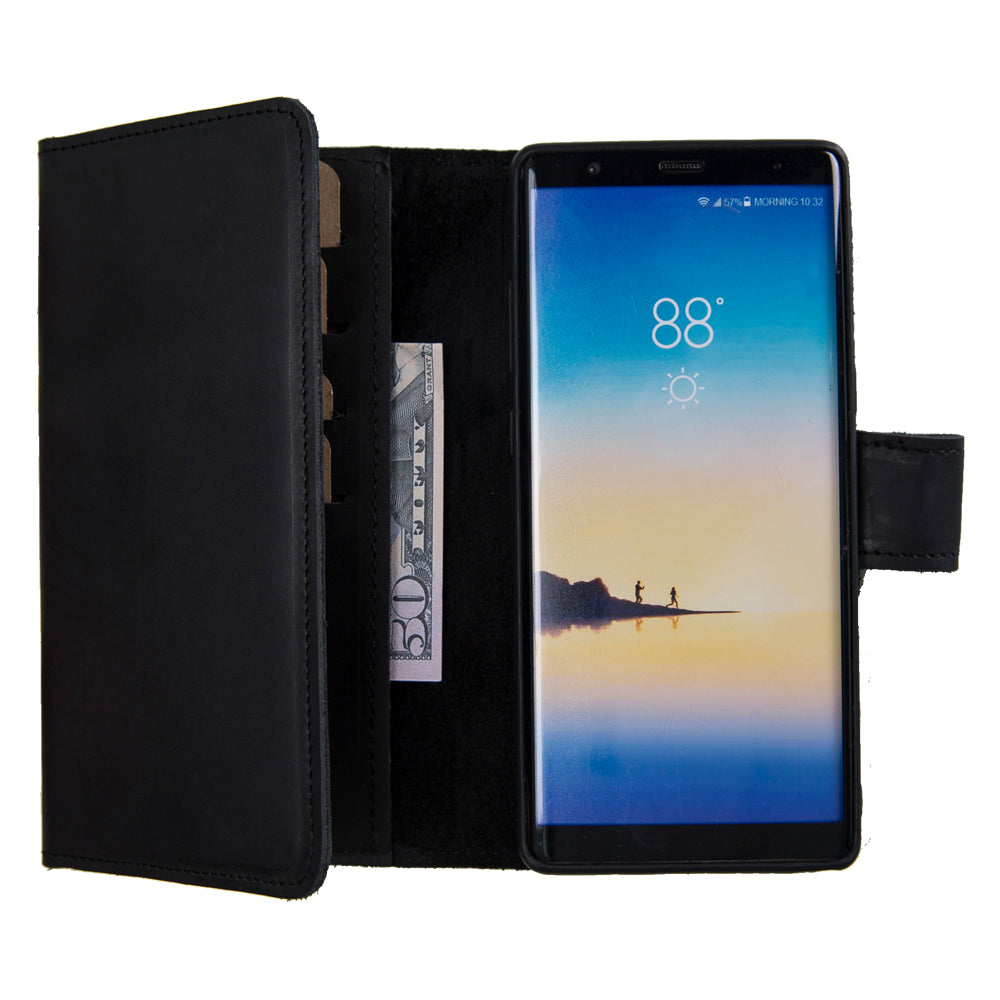 Samsung Galaxy Note 8 Leather Wallet Case Santa