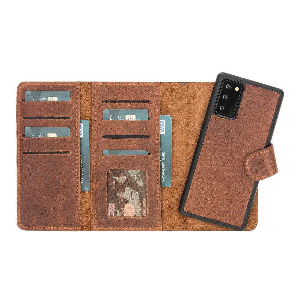 Samsung Galaxy Note 20 Leather Wallet Case Santa