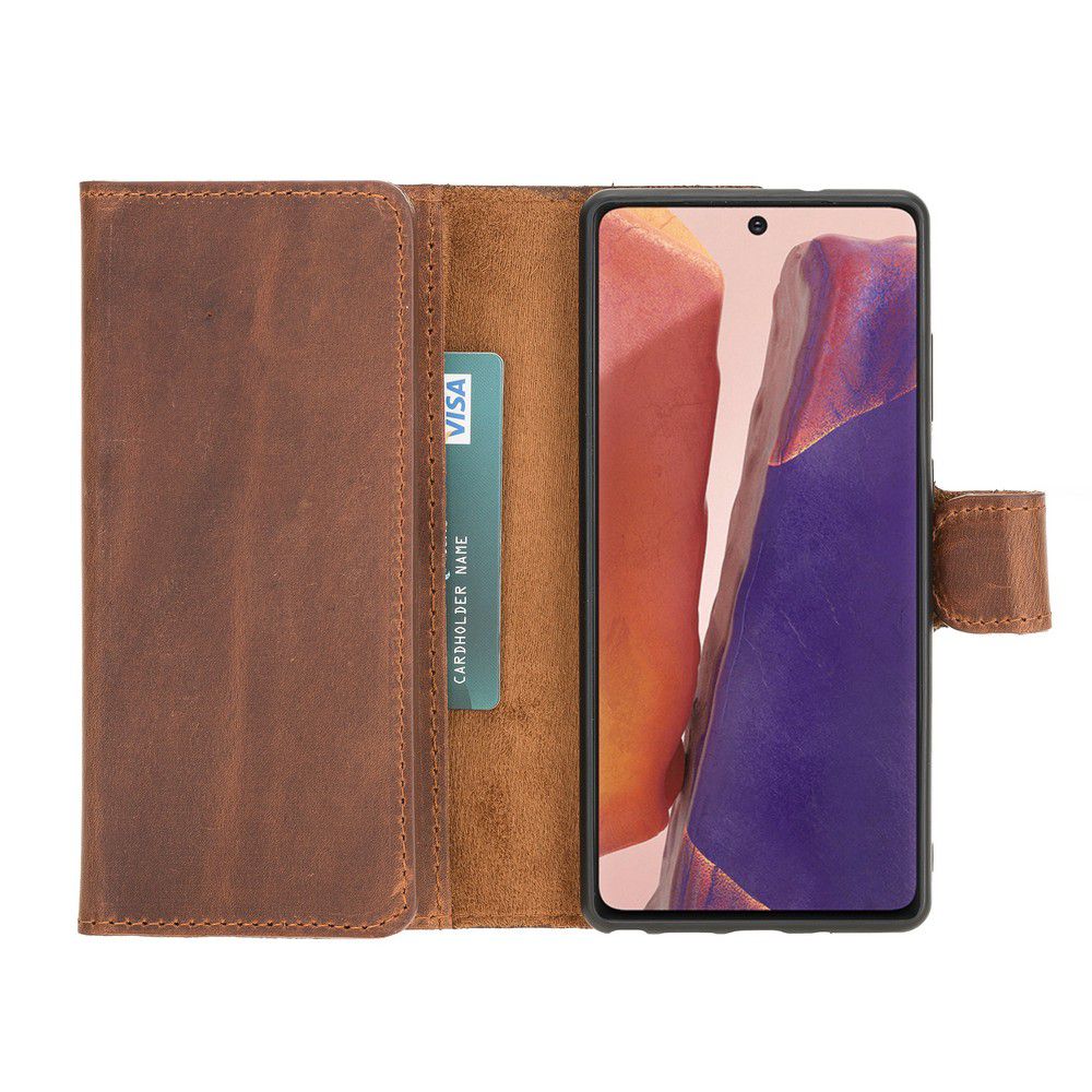 Samsung Galaxy Note 20 Leather Wallet Case Santa