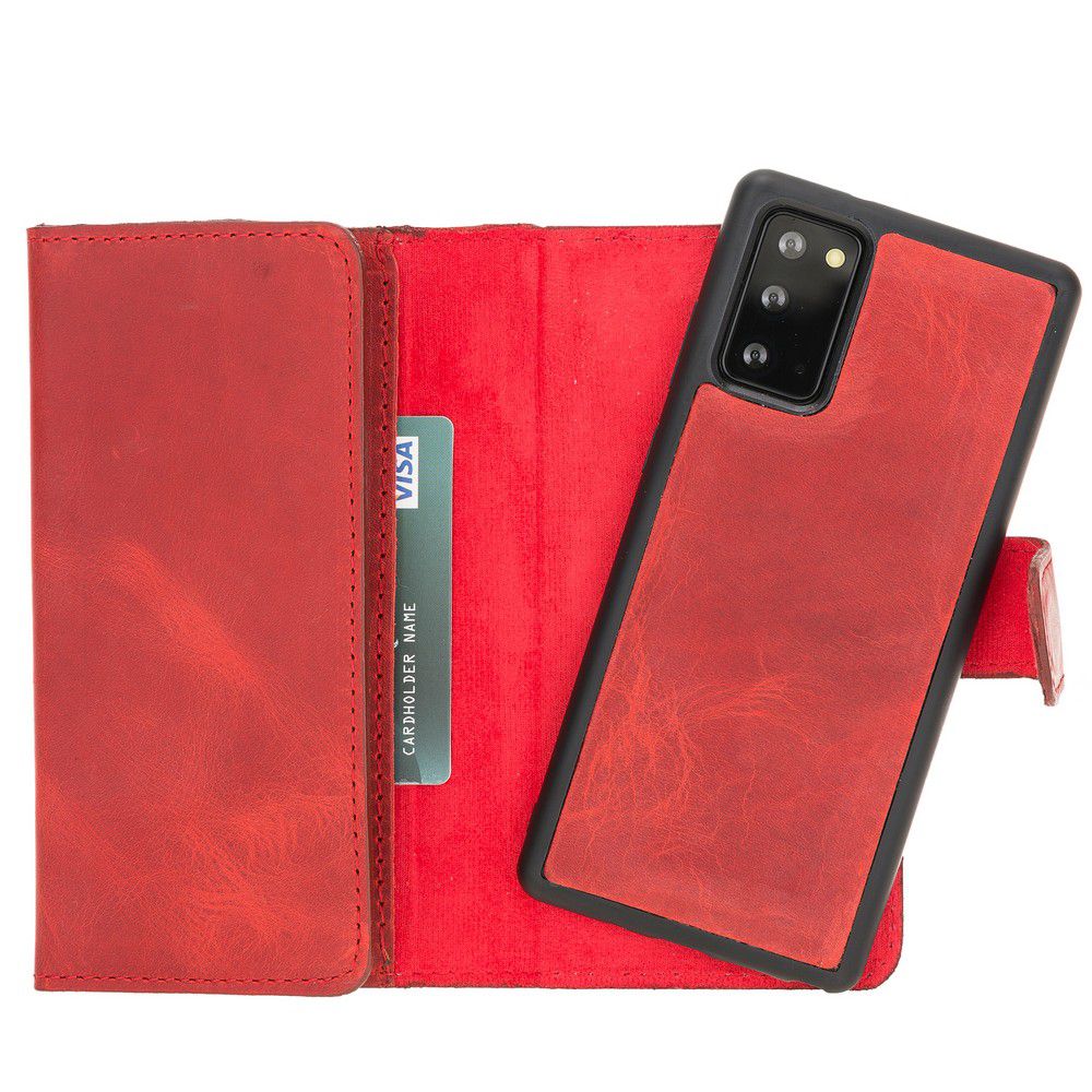 Samsung Galaxy Note 20 Leather Wallet Case Santa