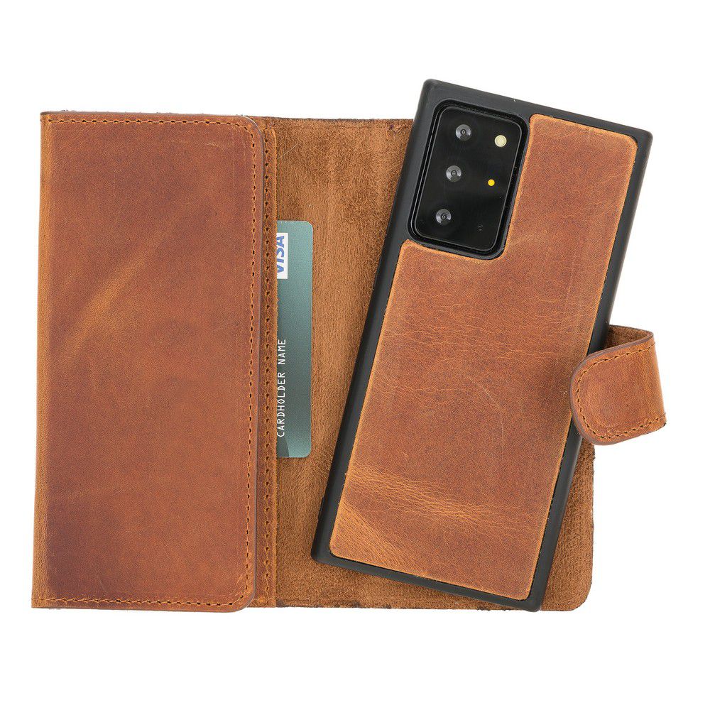 Samsung Galaxy Note 20 Leather Wallet Case Santa