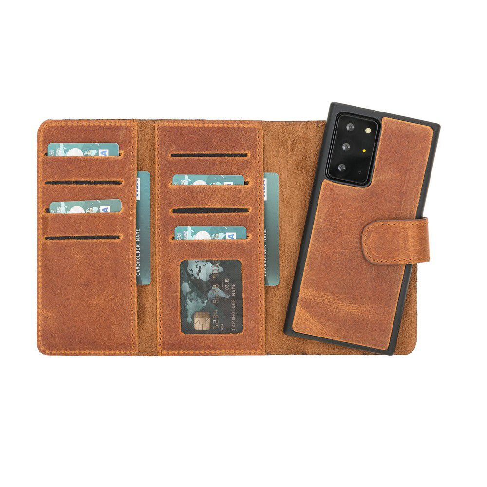 Samsung Galaxy Note 20 Leather Wallet Case Santa