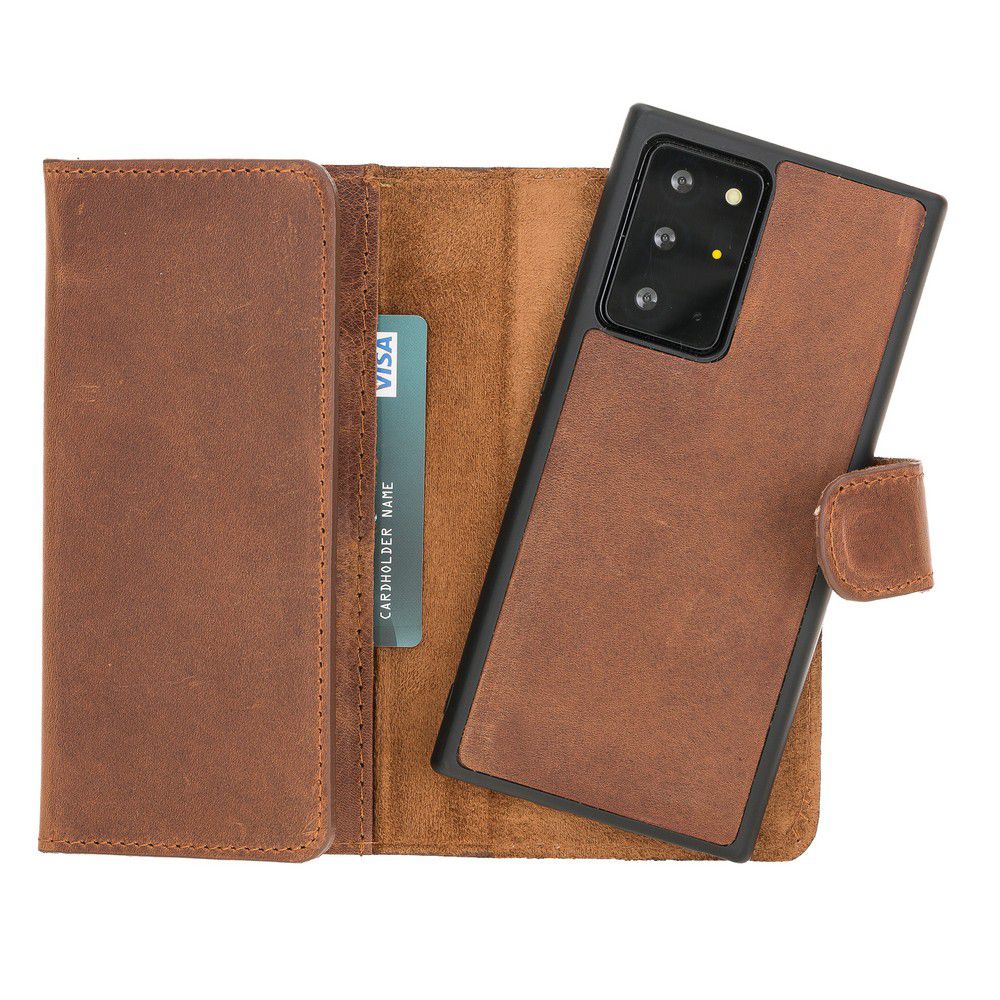 Samsung Galaxy Note 20 Leather Wallet Case Santa