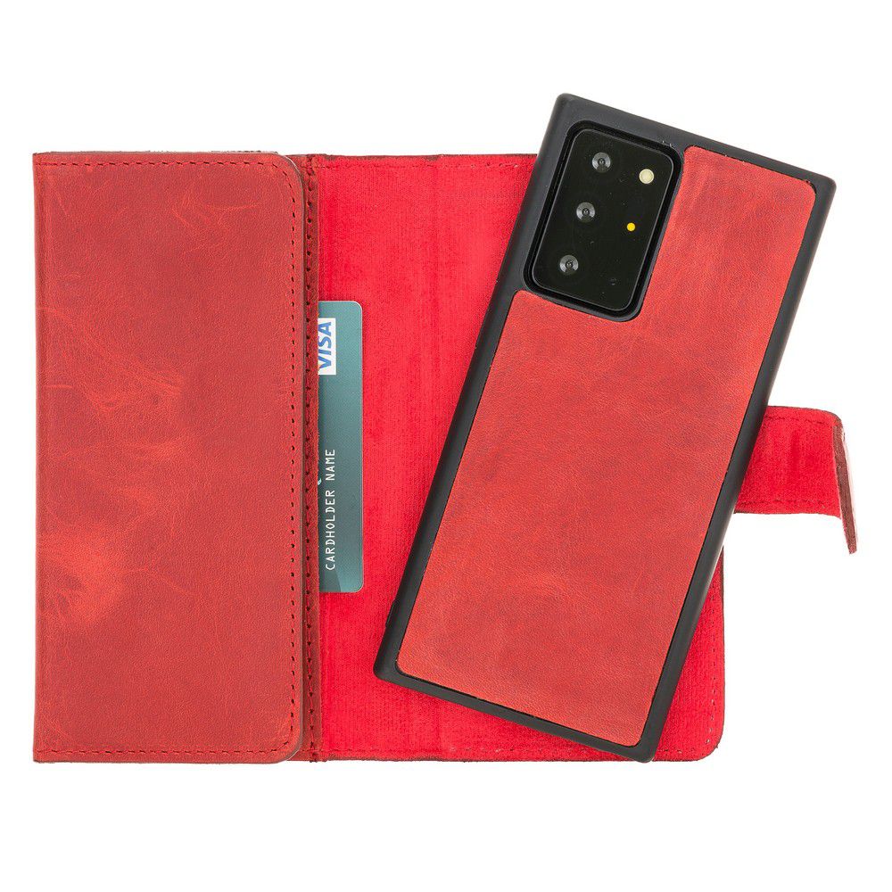 Samsung Galaxy Note 20 Leather Wallet Case Santa