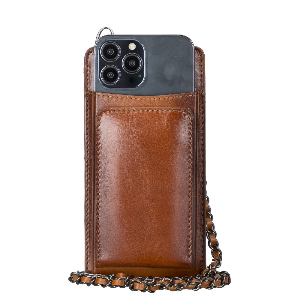 Reina 6.9 inch Leather Wallet with Strap