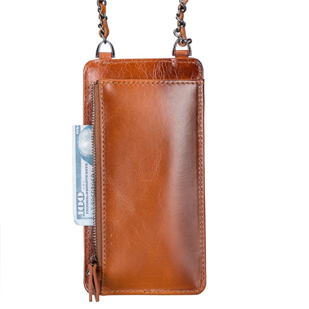 Reina 6.9 inch Leather Wallet with Strap