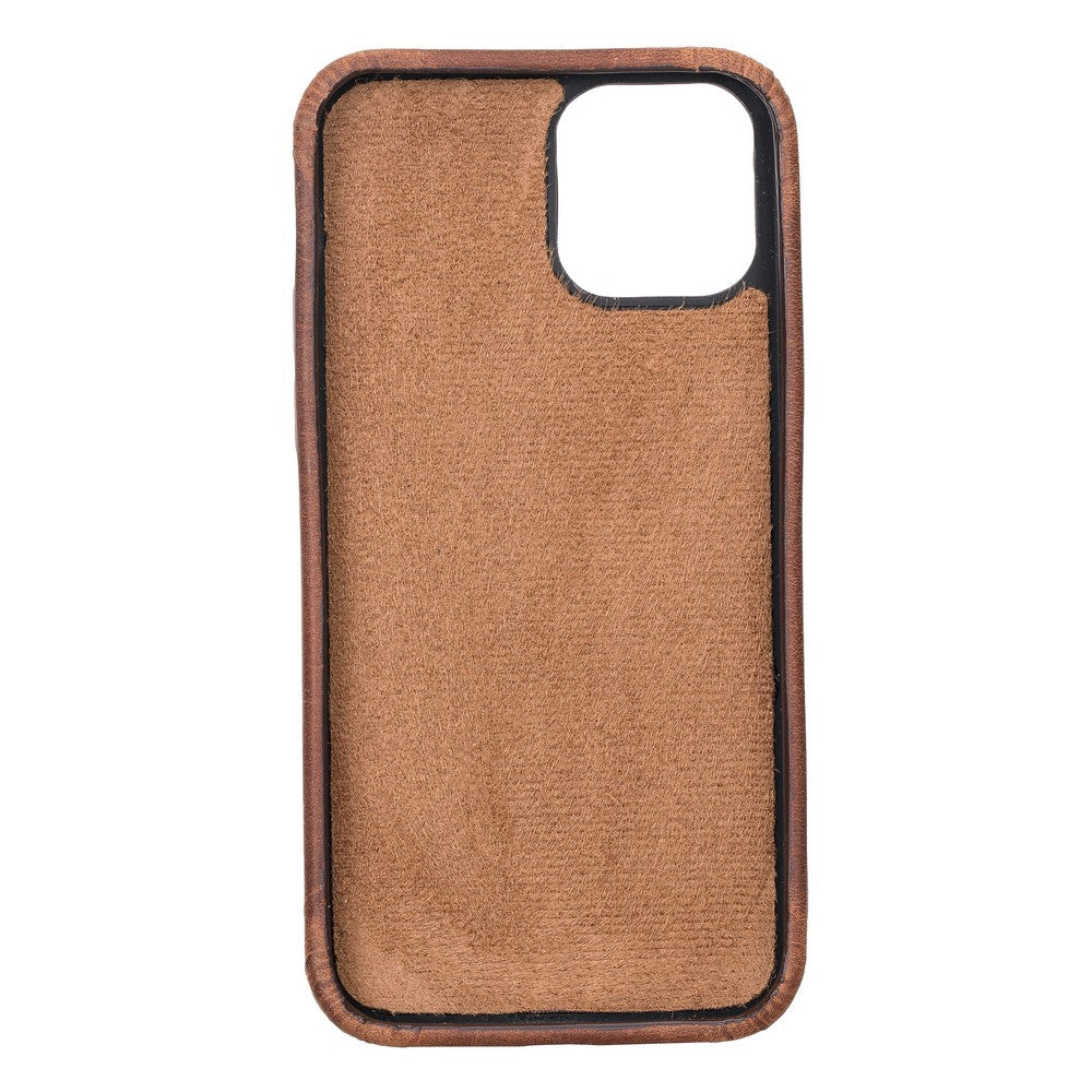 Apple iPhone 12 Series Leather Back Cover Rock