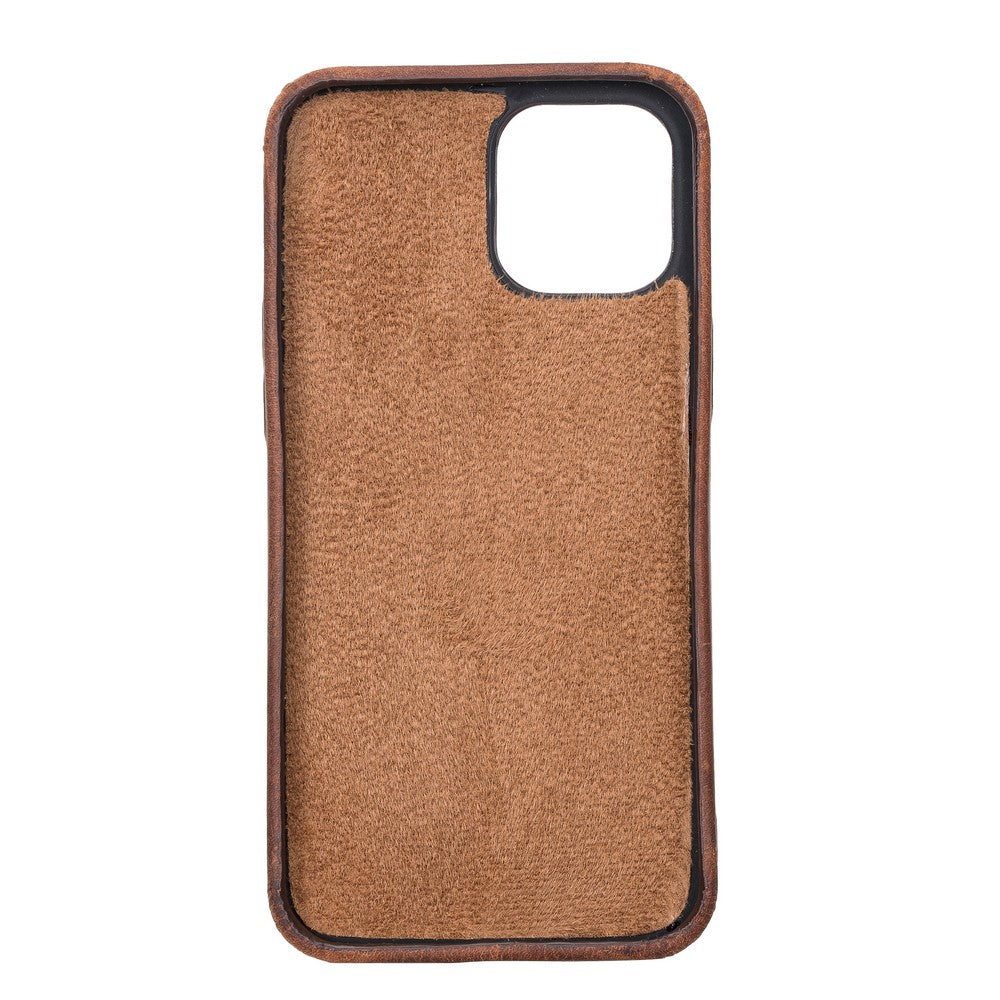 Apple iPhone 12 Series Leather Back Cover Rock