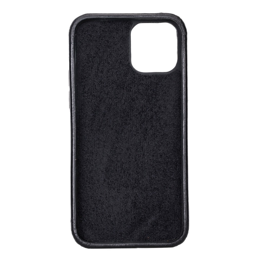 Apple iPhone 12 Series Leather Back Cover Rock