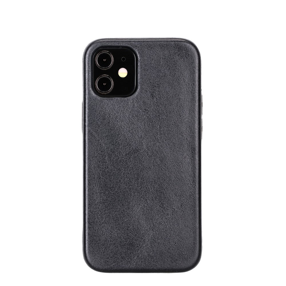 Apple iPhone 12 Series Leather Back Cover Rock