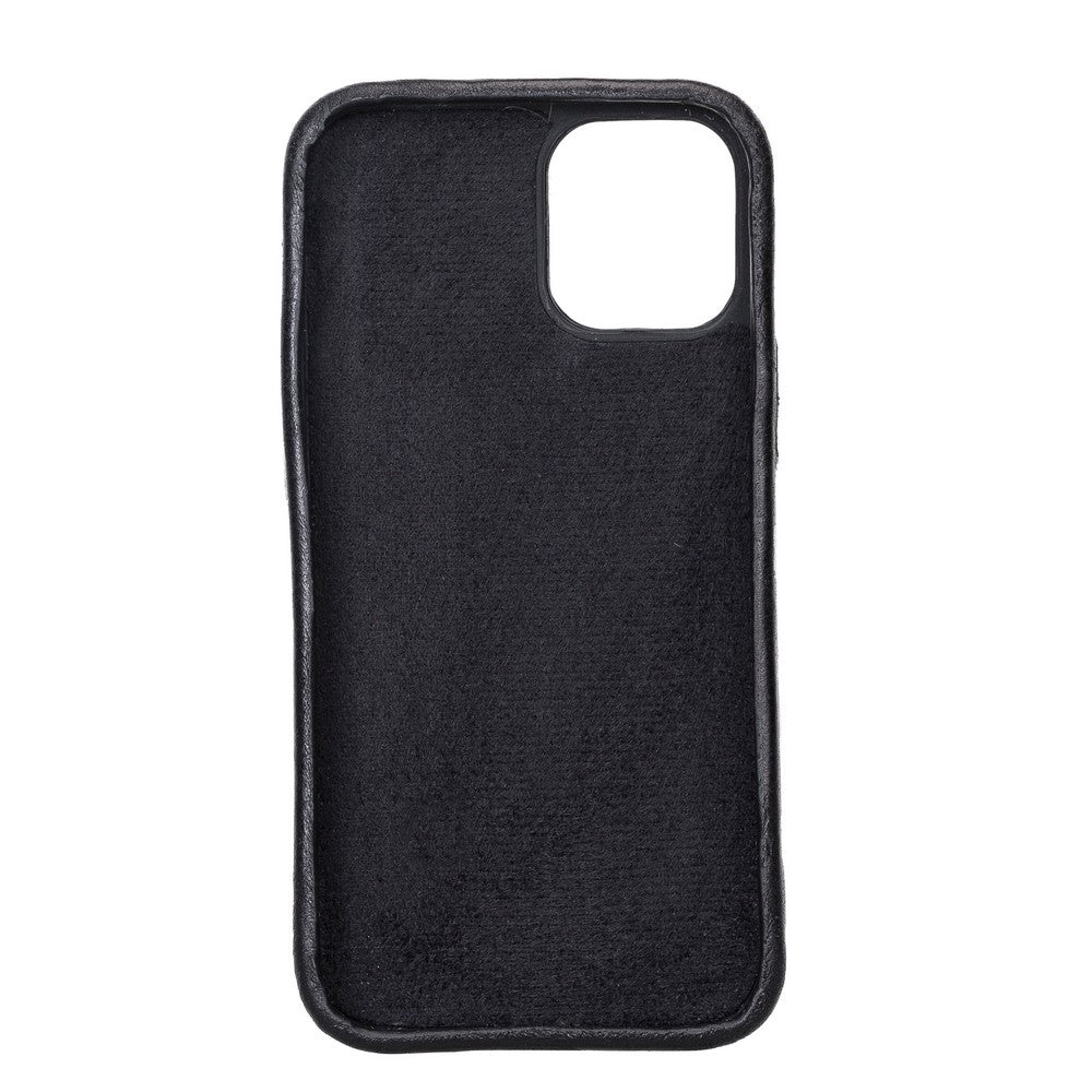 Apple iPhone 12 Series Leather Back Cover Rock