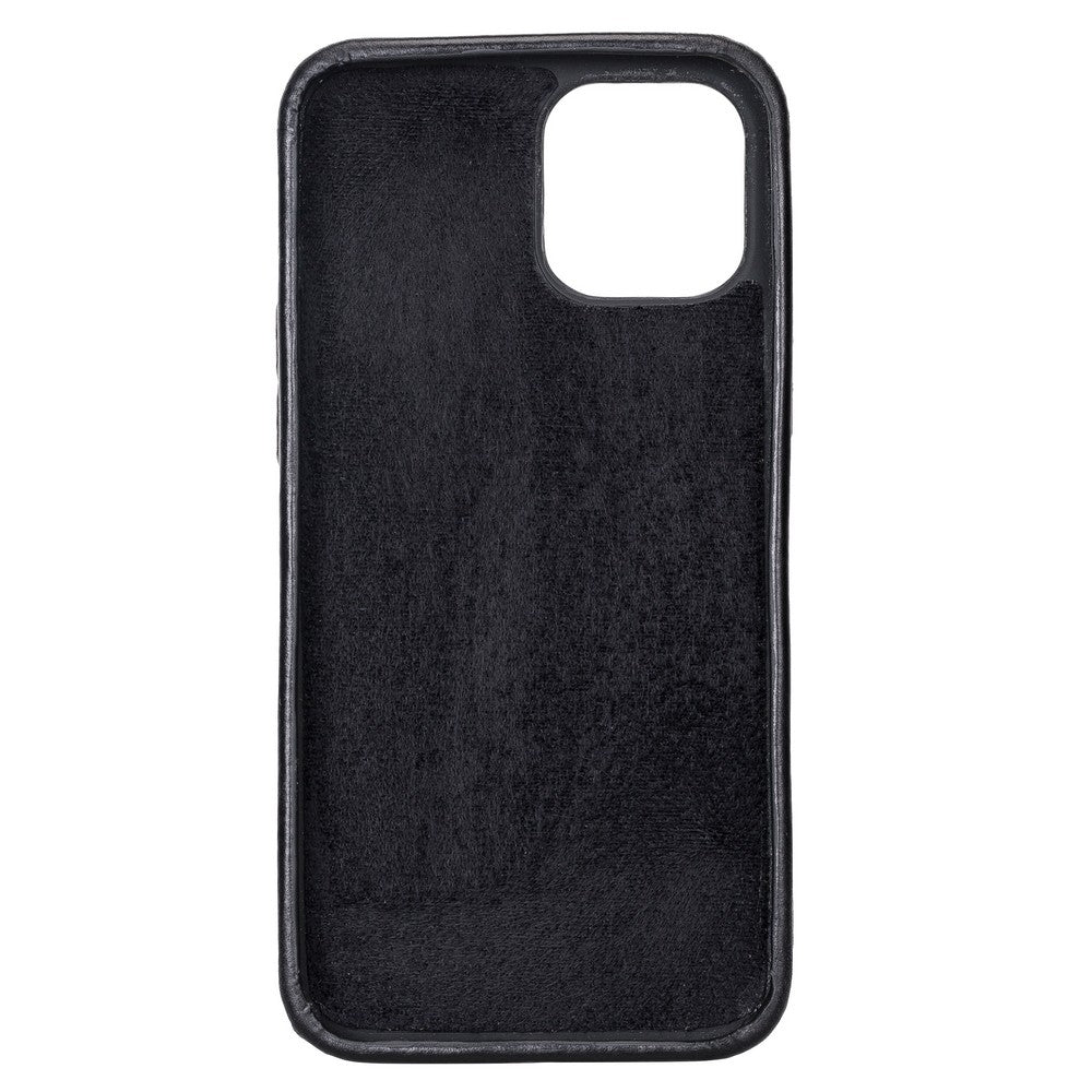 Apple iPhone 12 Series Leather Back Cover Rock