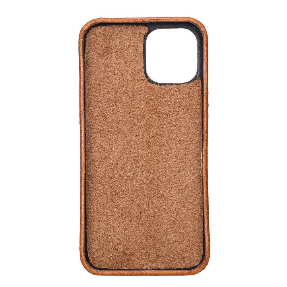 Apple iPhone 12 Series Leather Back Cover Rock