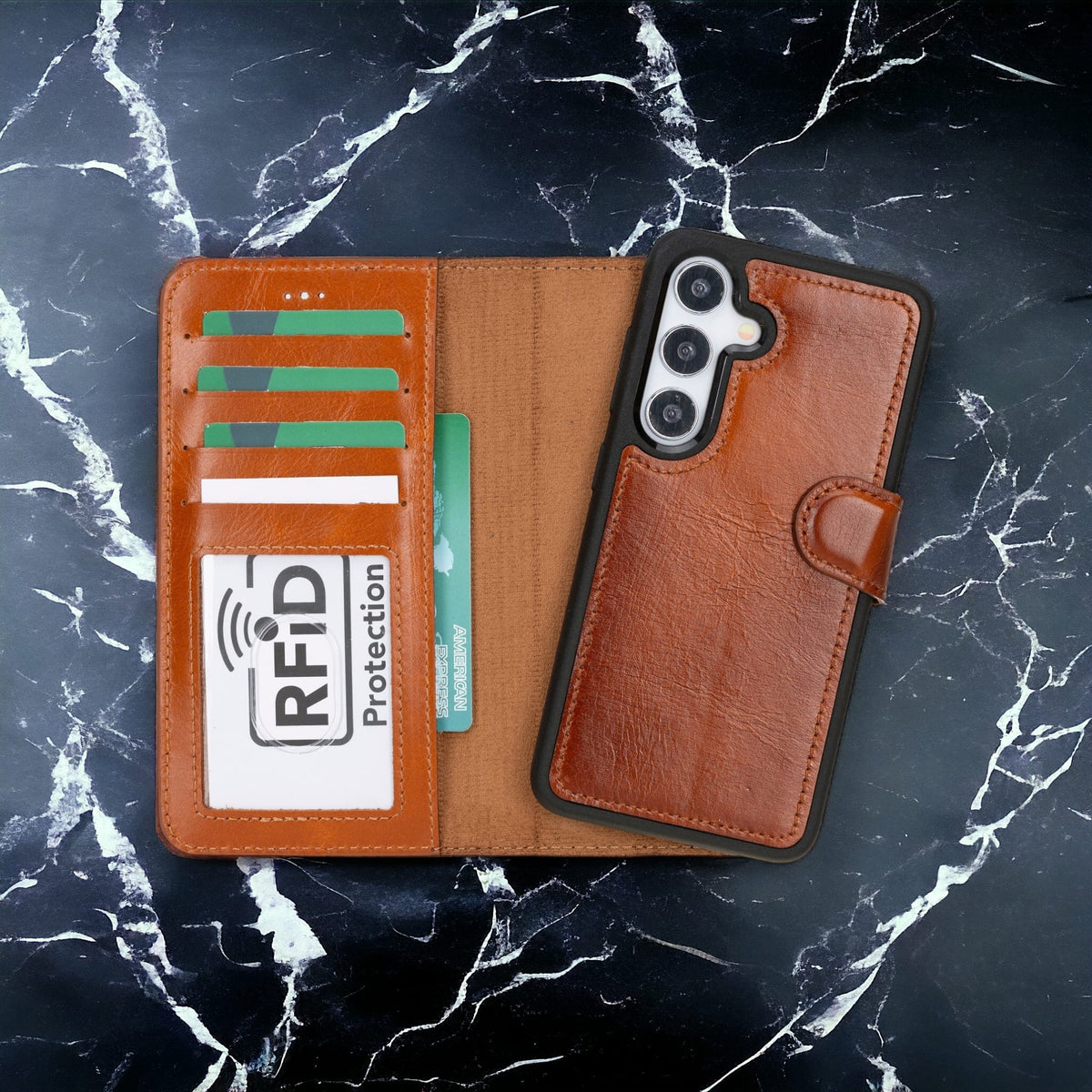 Samsung Galaxy S24 Leather Wallet Case