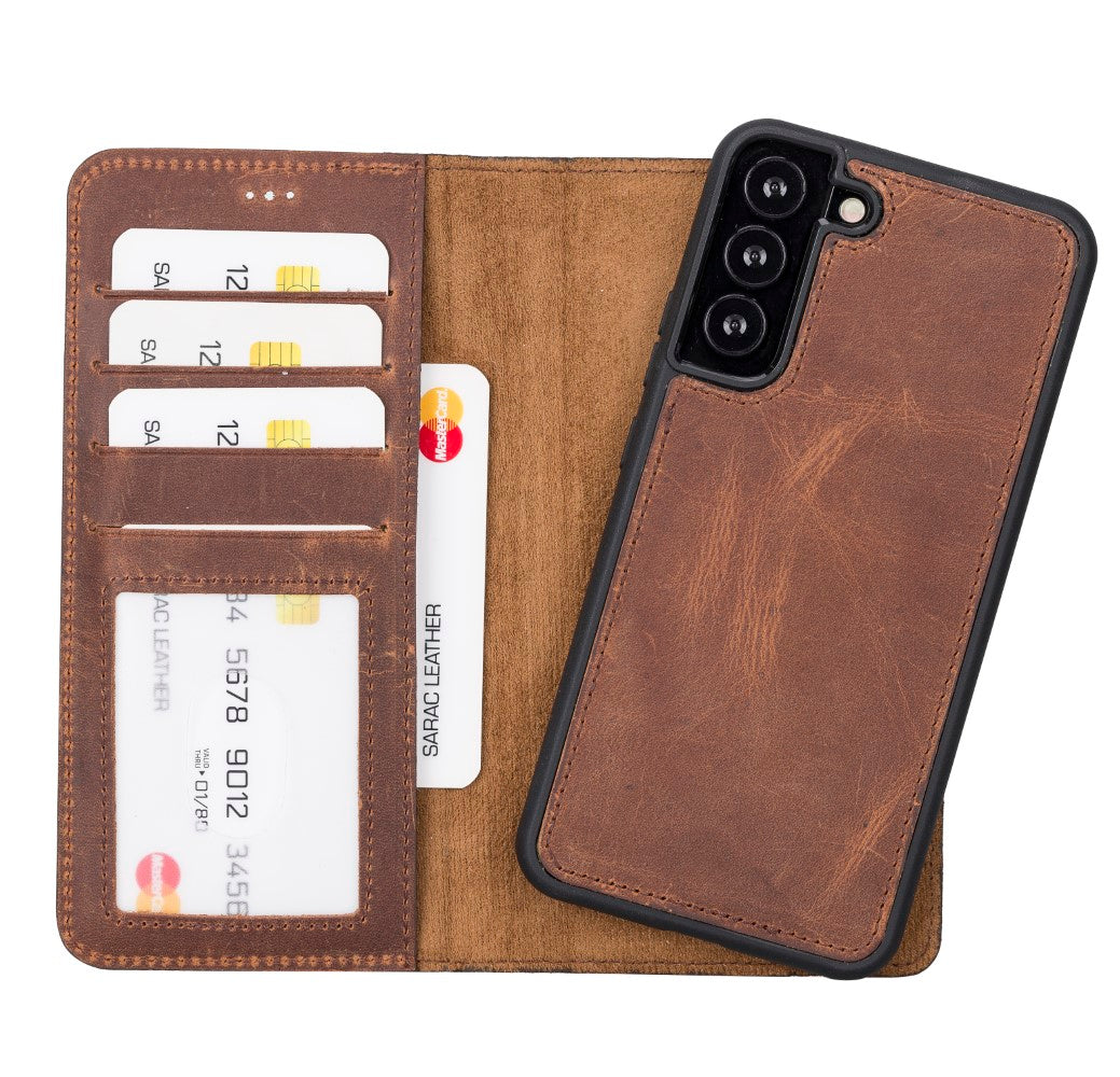 Samsung Galaxy S22 Leather Wallet Case Liluri