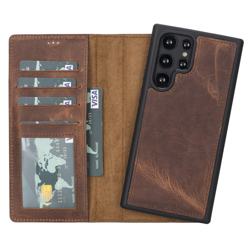 Samsung Galaxy S22 Leather Wallet Case MWWN