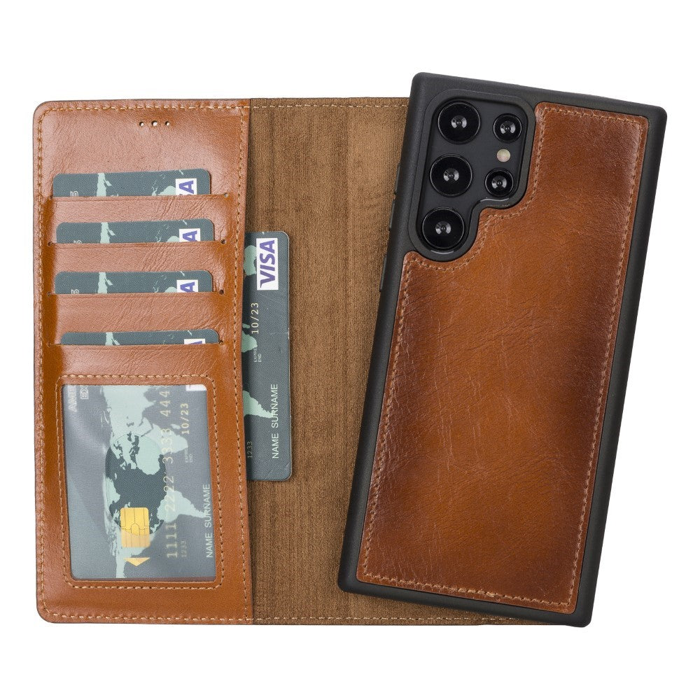 Samsung Galaxy S22 Leather Wallet Case MWWN