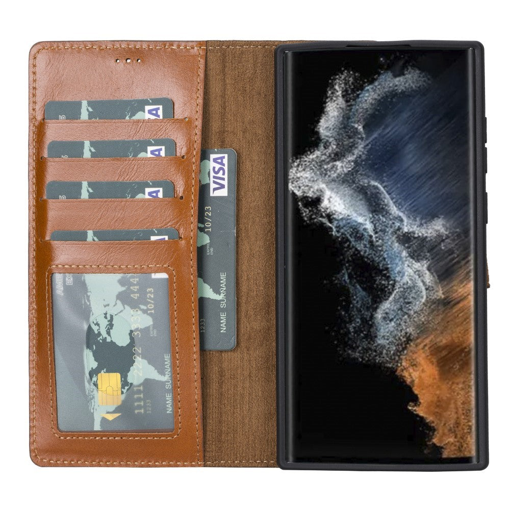 Samsung Galaxy S22 Leather Wallet Case MWWN