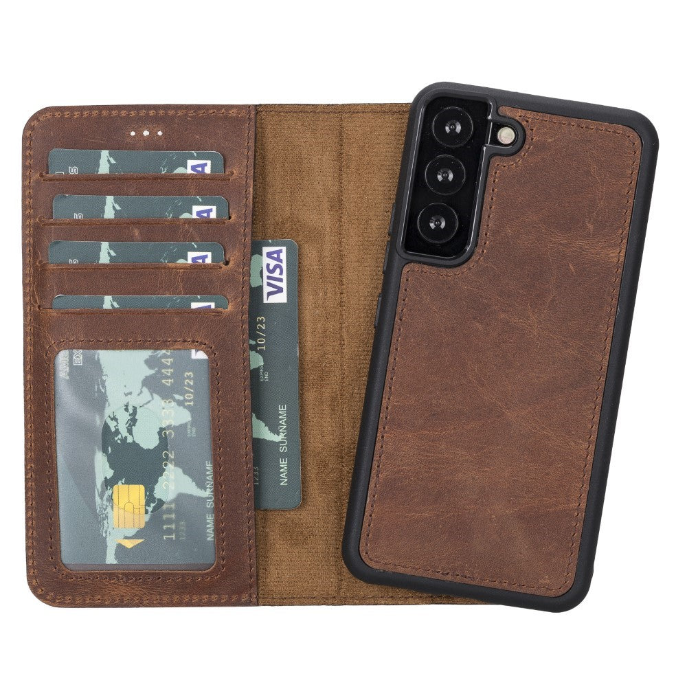 Samsung Galaxy S22 Leather Wallet Case MWWN