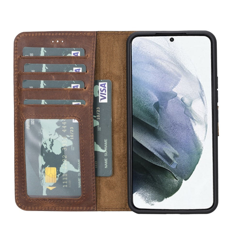 Samsung Galaxy S22 Leather Wallet Case MWWN