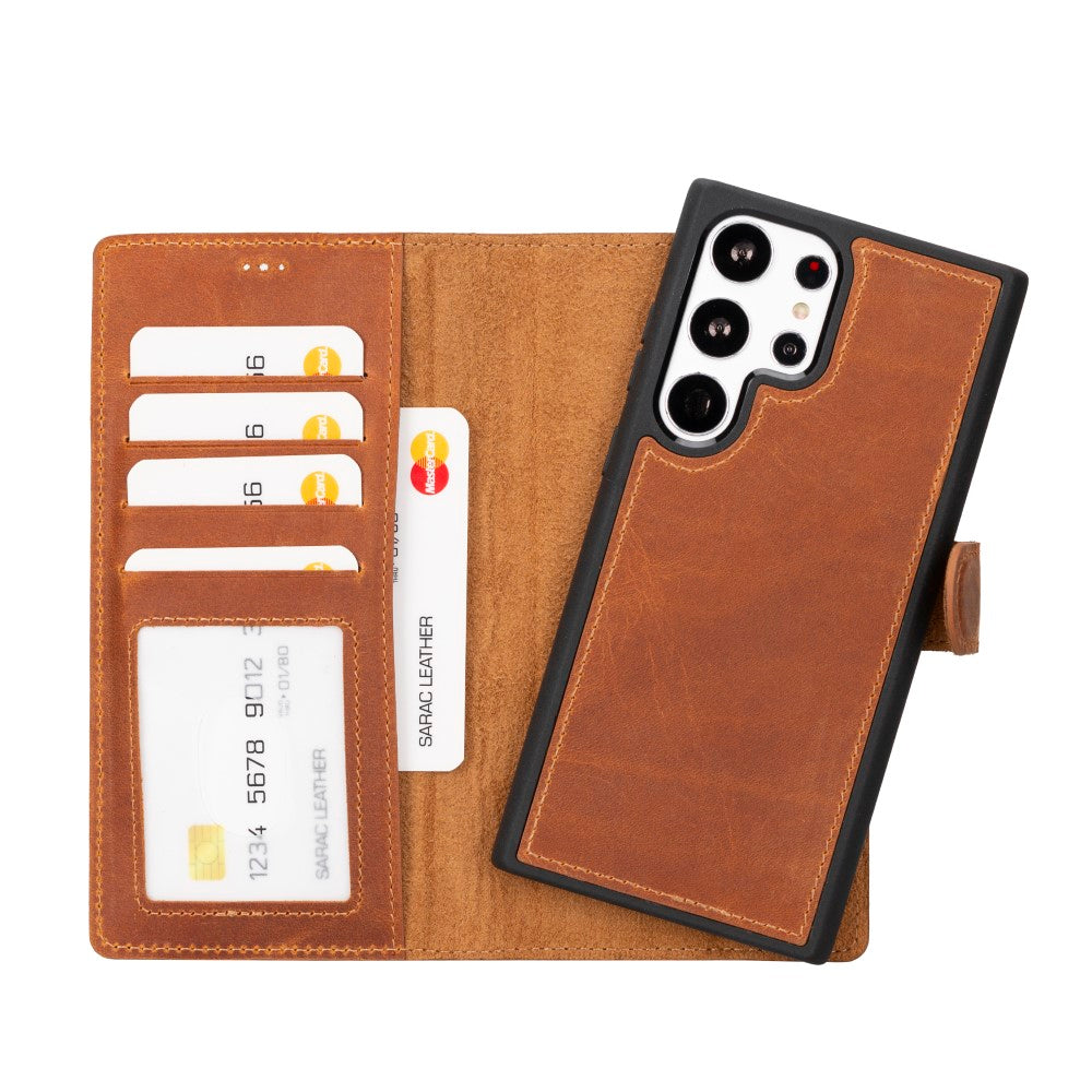 Samsung Galaxy S23 Leather Wallet Case Liluri