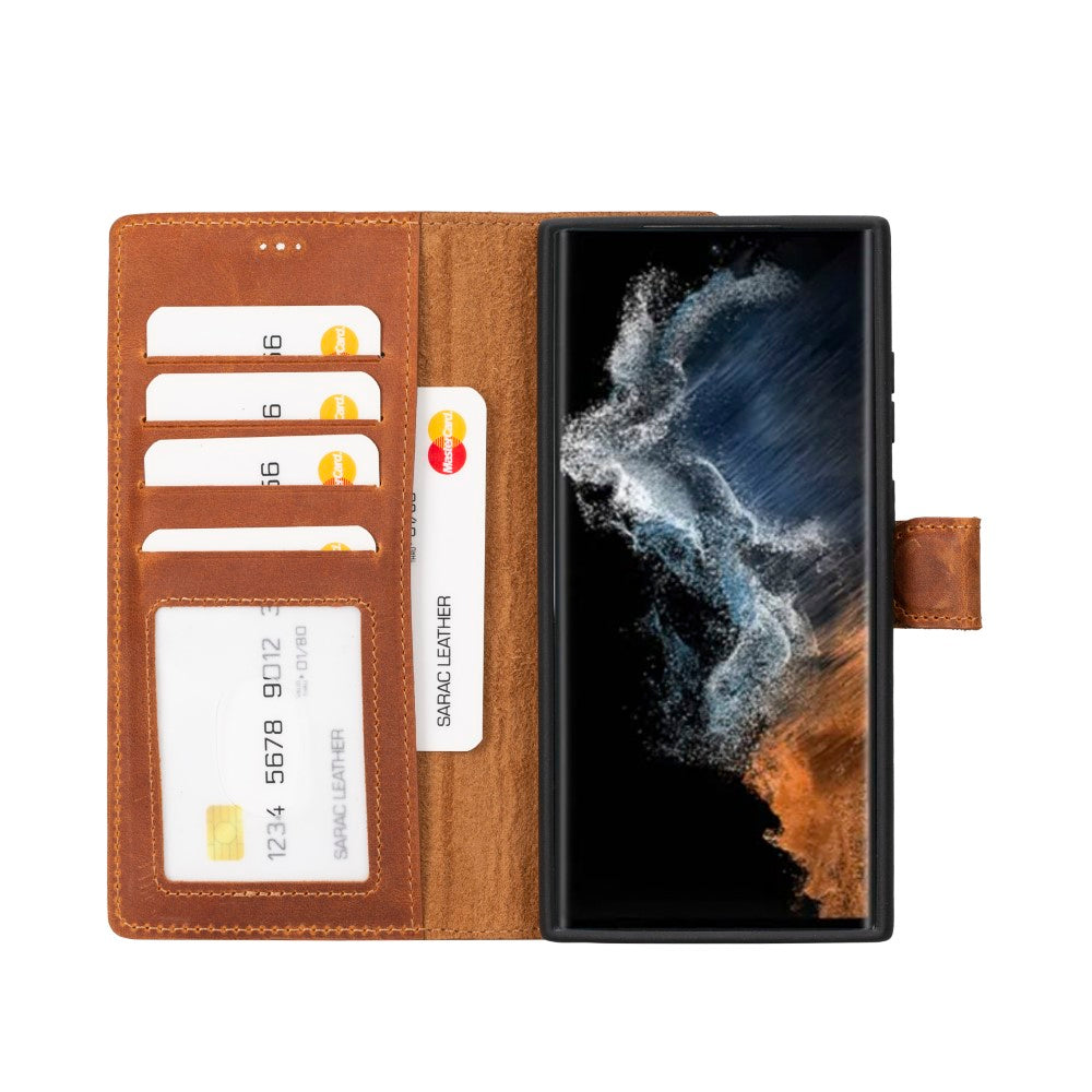 Samsung Galaxy S23 Leather Wallet Case Liluri