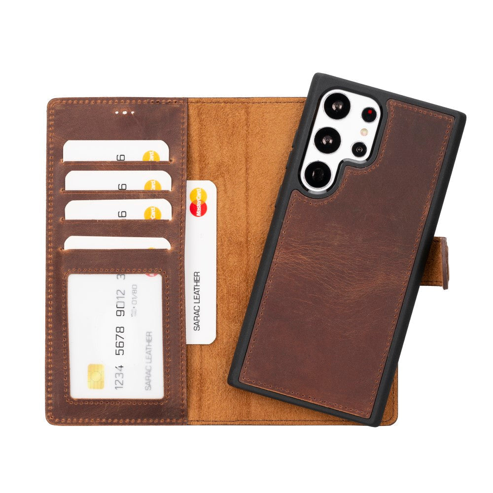 Samsung Galaxy S23 Leather Wallet Case Liluri