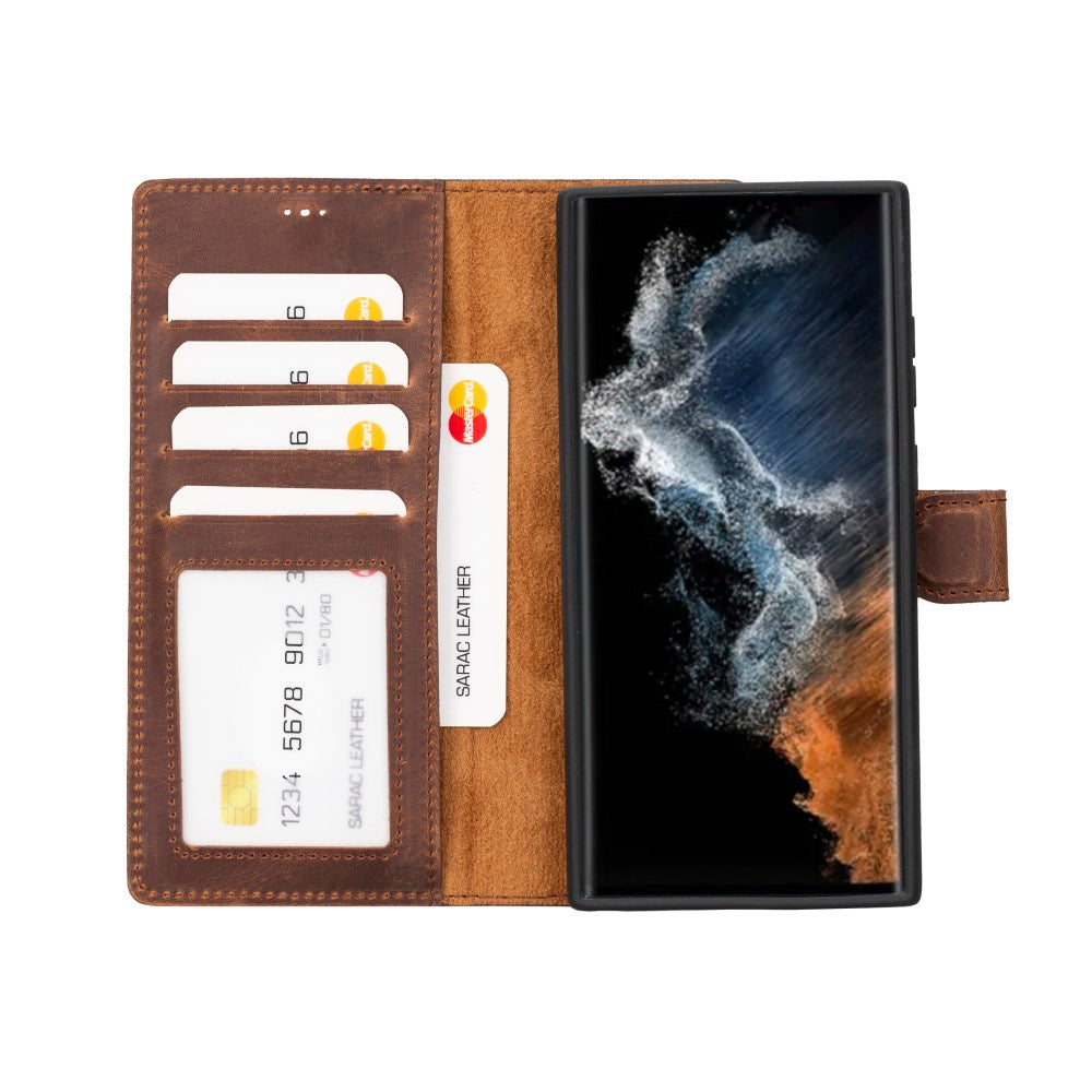 Samsung Galaxy S23 Leather Wallet Case Liluri