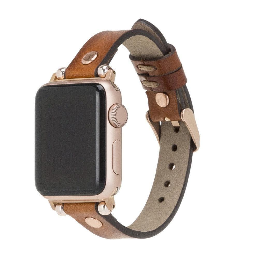 Shibden Ferro Apple Watch Leather Watch Strap