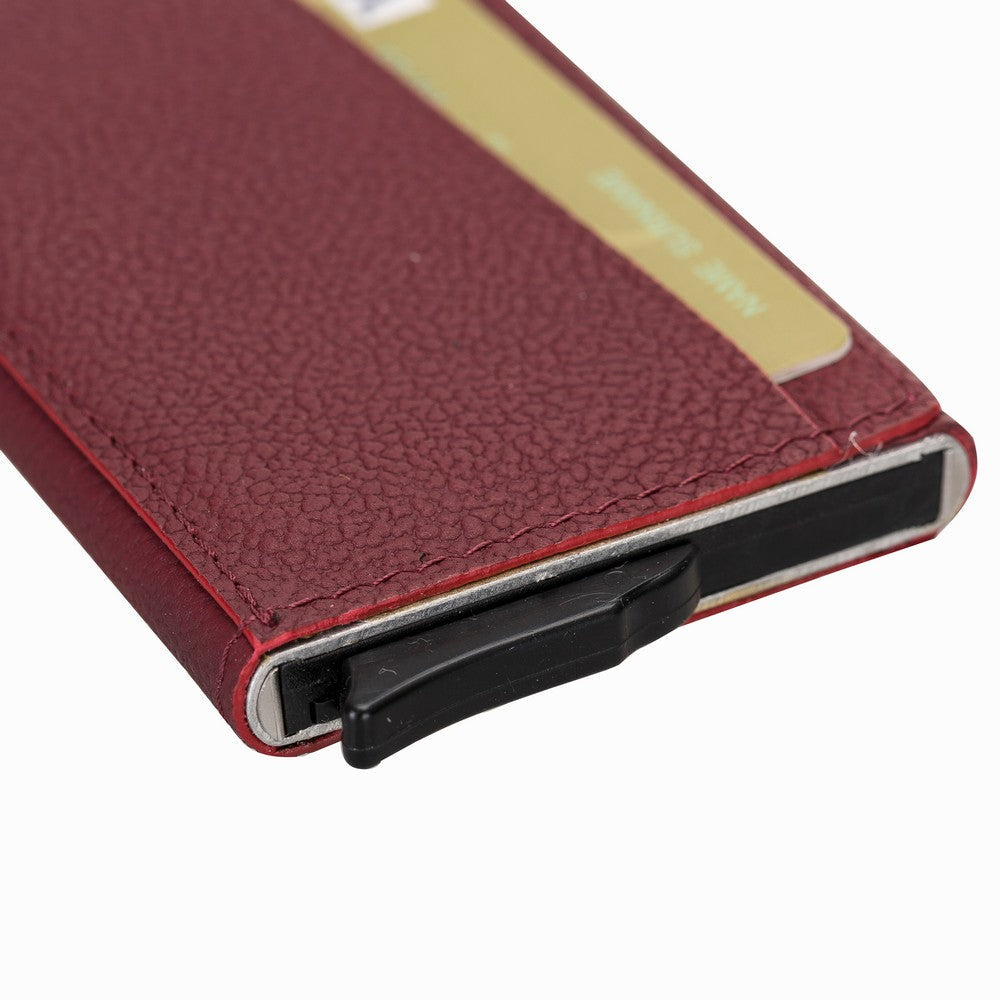 Torres Leather Card Holder with Mechanism